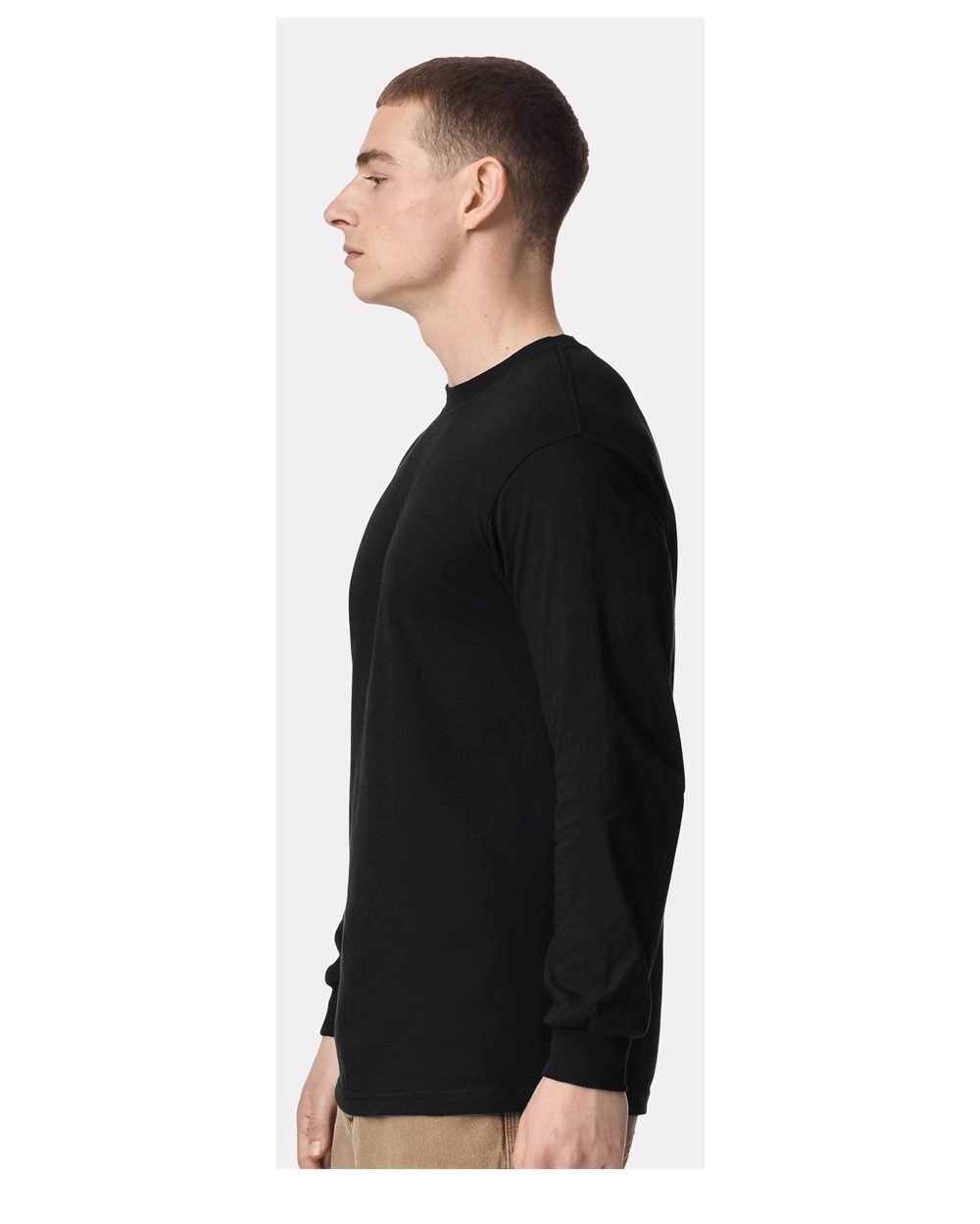 Heavyweight Cotton Long Sleeve T Shirt - Image 3